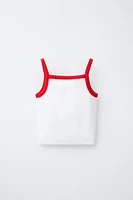 TOP RIB CUT OUT CERISES