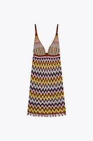 ROBE COURTE EN MAILLE