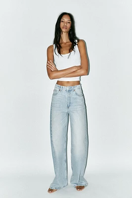 JEAN TRF EXTRA WIDE LEG TAILLE HAUTE