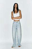 JEAN TRF EXTRA WIDE LEG TAILLE HAUTE