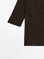 Polo en maille à manches courtes