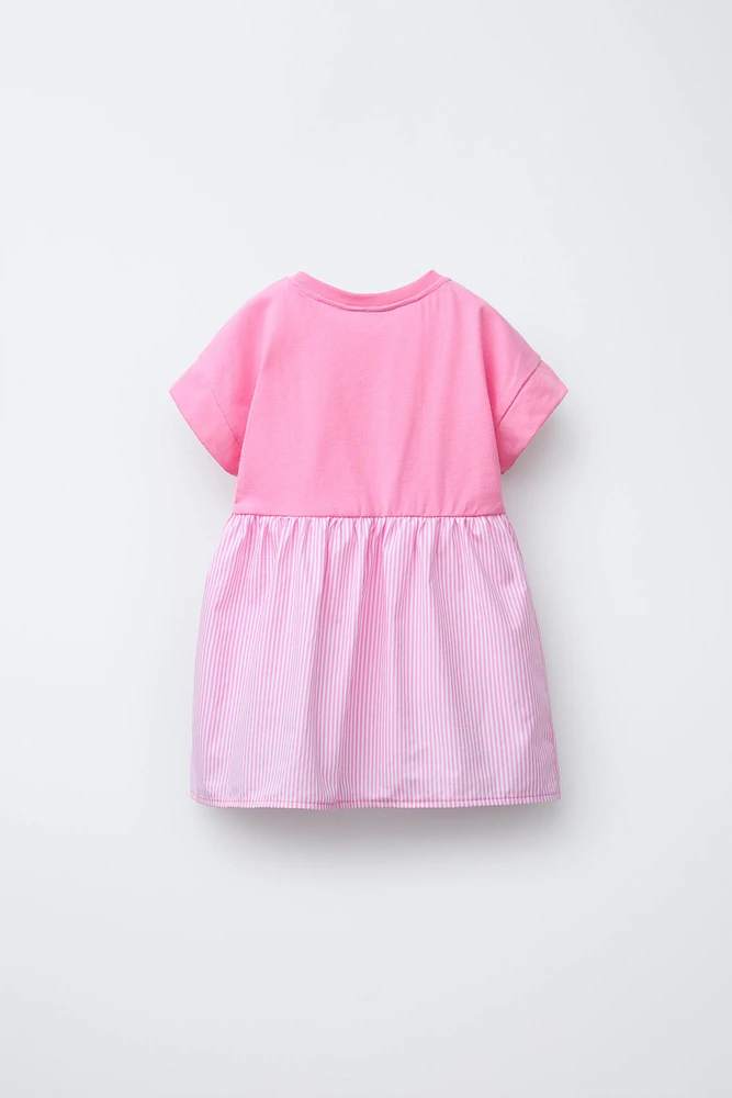 T-SHIRT COMBINÉ RAYURES HELLO KITTY © SANRIO