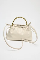 METAL HANDLE MINI BOWLING BAG