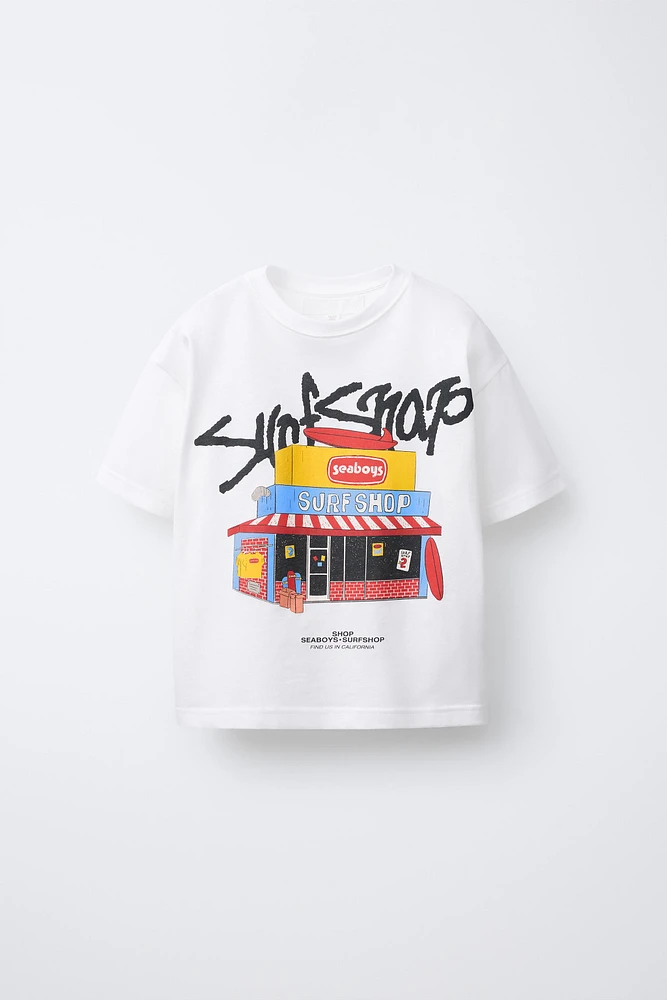 SURF SHOP PRINTED T-SHIRT