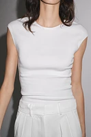 RIBBED T-SHIRT