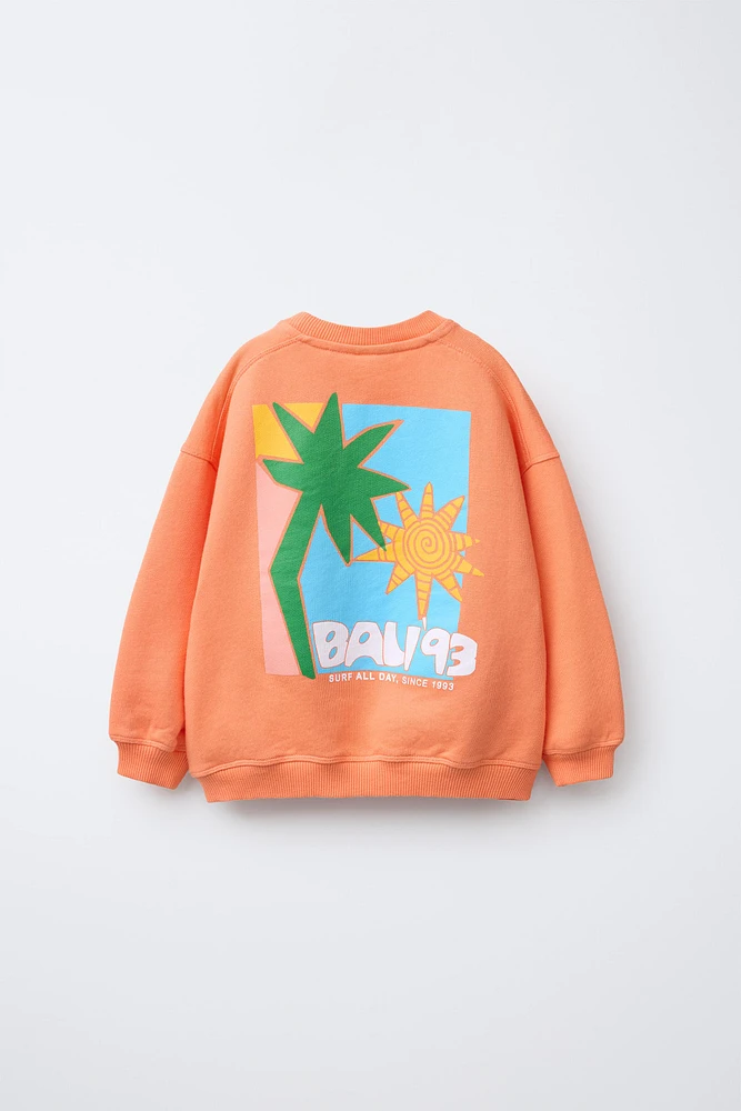 SWEAT IMPRIMÉ SURF