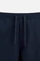 RELAXED FIT COTTON LINEN PANTS