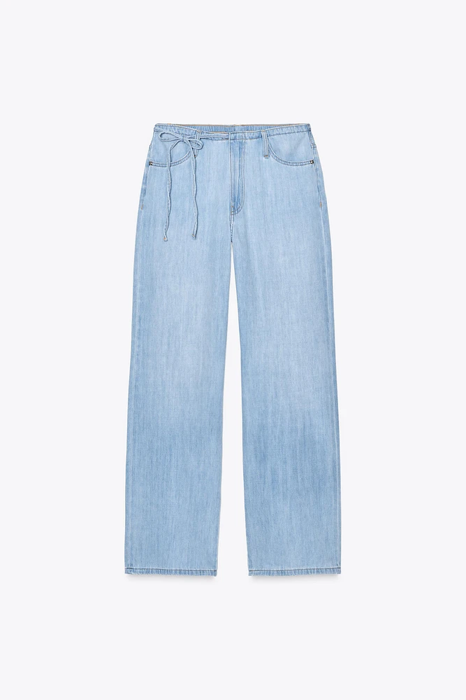 PANTALON DENIM TRF STYLE PYJAMA