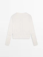 Cardigan fin en coton mélangé - Studio