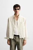 CHEMISE RAYURES CONTRASTÉES