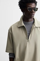 COMFORT ZIP POLO SHIRT
