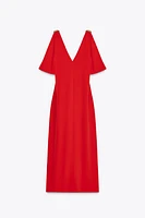 MIDI DRESS WITH GOLD APPLIQUÉS