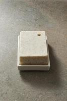 PORTE-SAVON SALLE DE BAIN FAÏENCE BLANCHE