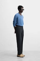 HEMP WOOL SUIT PANTS