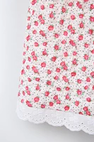 JUPE-CULOTTE PETITES FLEURS