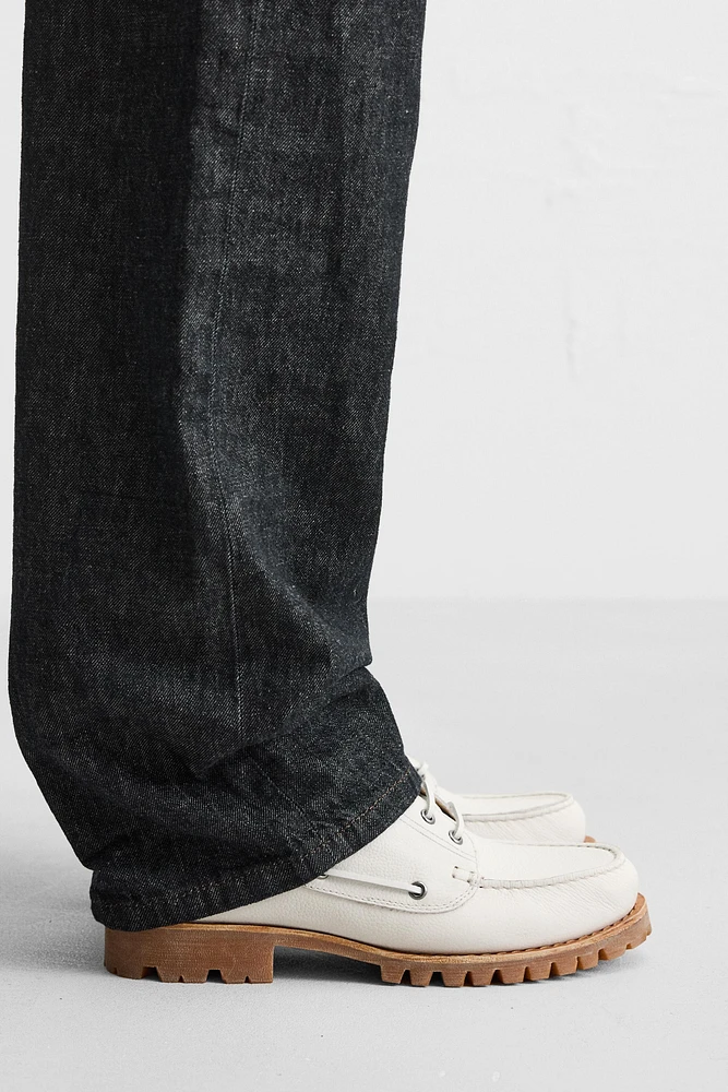 CHAUSSURES BATEAU EN CUIR
