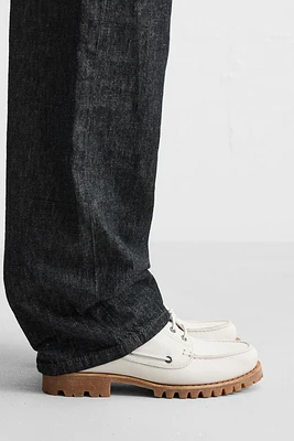 CHAUSSURES BATEAU EN CUIR