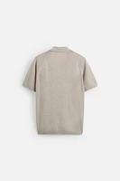 POLO EN MAILLE DE LIN