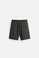 BERMUDA JACQUARD GÉOMÉTRIQUE