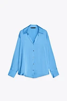 SATIN EFFECT BASIC SHIRT