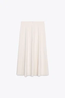 CREPE MIDI SKIRT