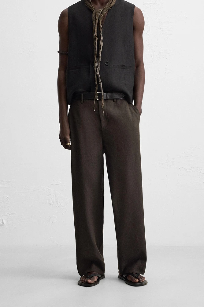PANTALON RELAXED FIT FENTES