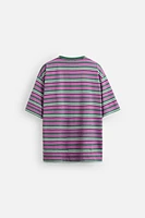 STRIPED JACQUARD T-SHIRT