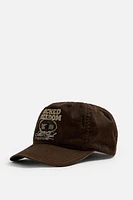 WASHED PRINT CAP