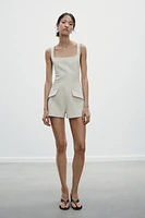 SHORT JUMPSUIT WITH STRAPS