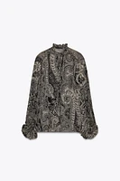 ZW COLLECTION PRINTED SHIRT