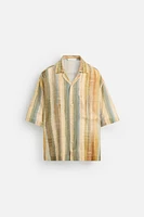 STRIPED PRINT SHIRT