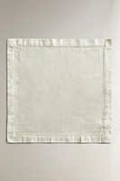 SERVIETTE DE TABLE COTON JOUR ÉCHELLE (LOT 2)