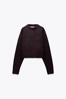 PULL EN MAILLE À COL ROND