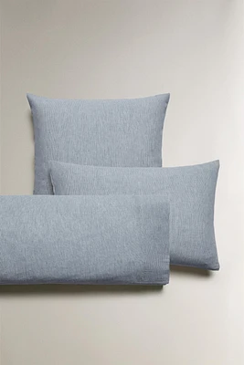 STRIPED COTTON LINEN PILLOWCASE