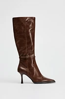 THIN HEELED BOOTS