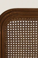 ASH AND RATTAN HEADBOARD