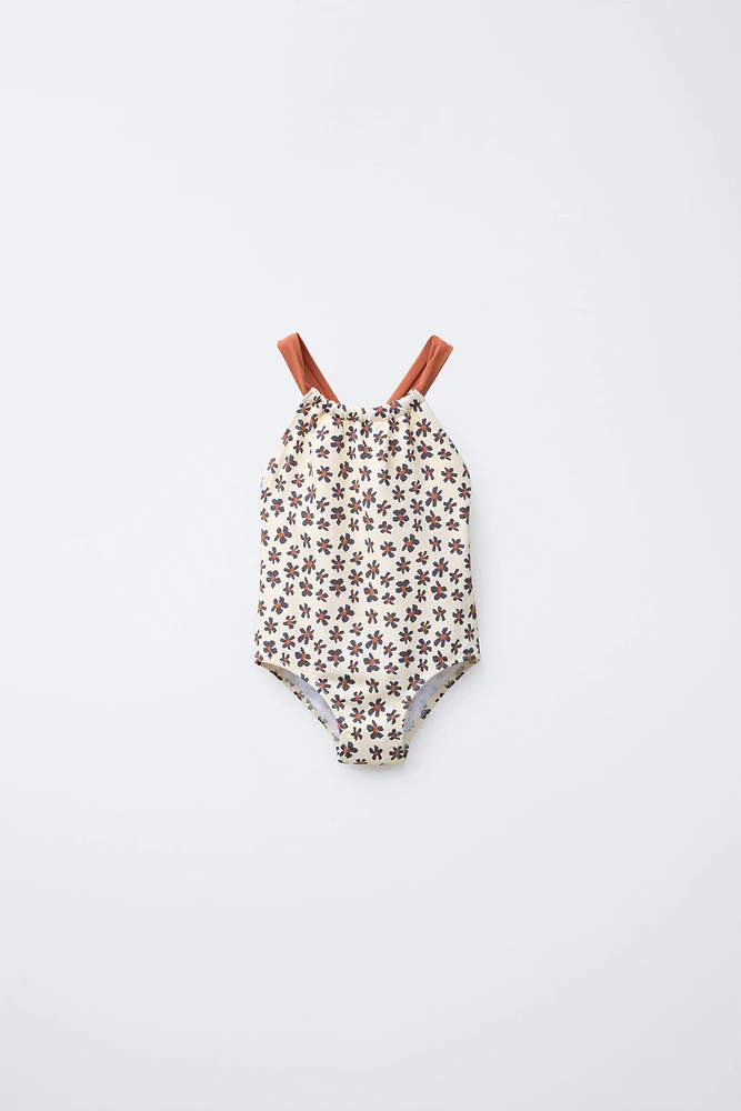 2-6 ANS/ MAILLOT DE BAIN À FLEURS