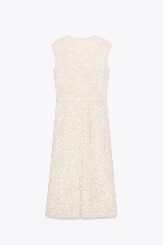 RUSTIC MIDI DRESS
