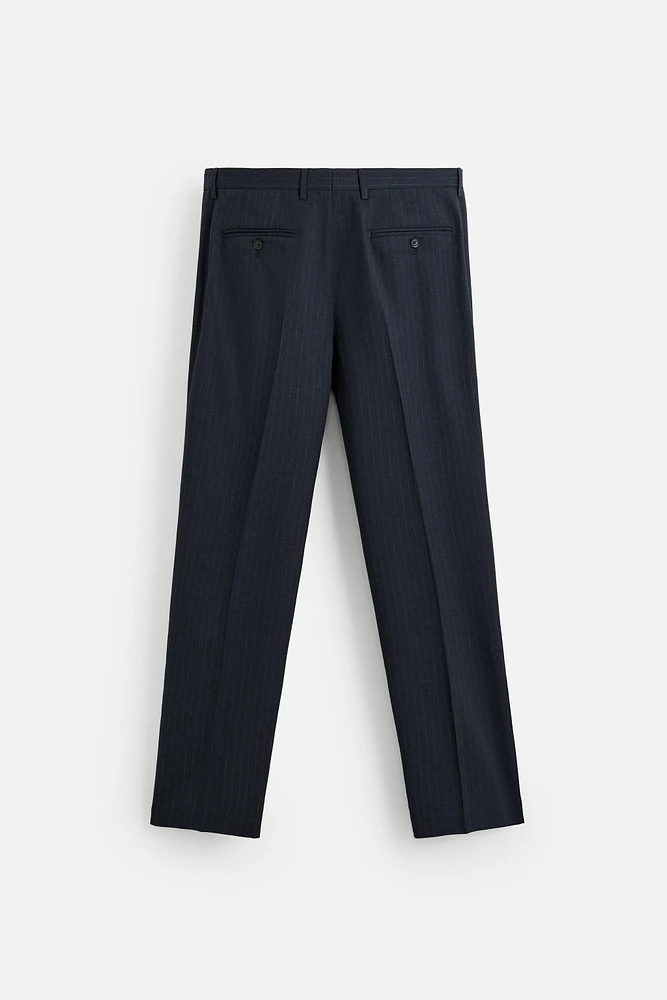 PINSTRIPE SUIT PANTS