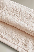 FLORAL JACQUARD BATH TOWEL