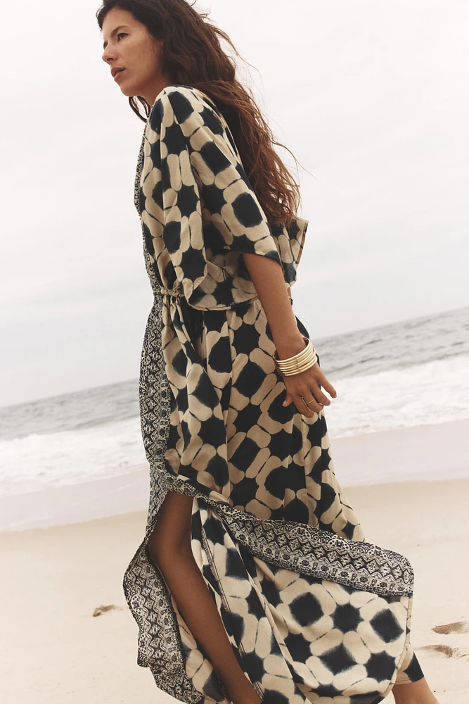 PRINTED CAFTAN DRESS