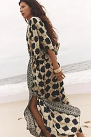 PRINTED CAFTAN DRESS