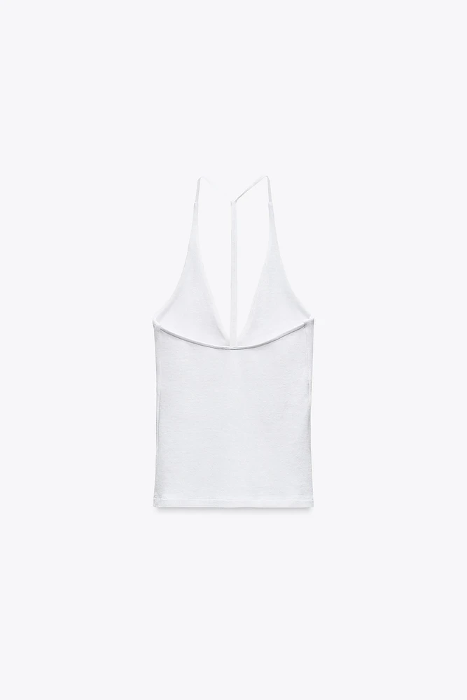 TOP HALTER BRIDE DOS