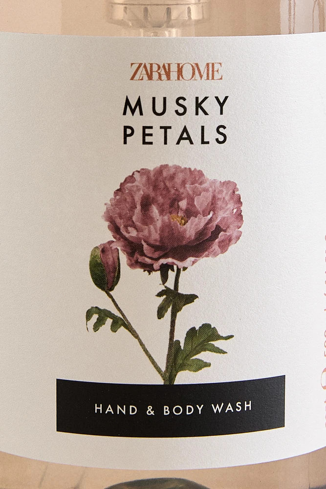 (500 ML) SAVON LIQUIDE MUSKY PETALS