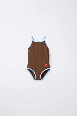 2-6 YEARS/ HÔTEL MAGIQUE © X ZARA CONTRAST TRIM SWIMSUIT