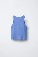 FISH KNOT RIB TOP