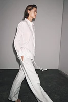 PANTALON LARGE 100 % LIN COLLECTION ZW
