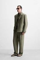PANTALON DE COSTUME LYOCELL ET LIN