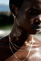 LOT DE BOUCLES D'OREILLES ANNEAUX WATERPROOF