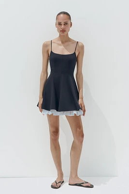 TRIM SHORT DRESS